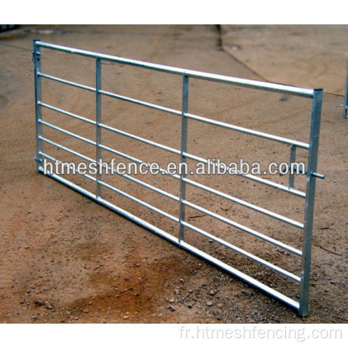 Portes de sécurité des champs de ferme en métal galvanisé